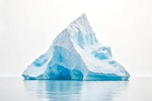 Glacial Iceberg in Calm Waters photo