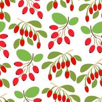 seamless fruits pattern vector