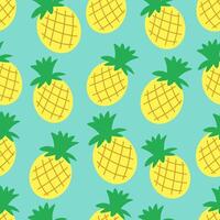 seamless fruits pattern vector