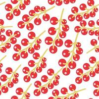 seamless fruits pattern vector