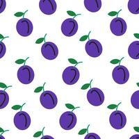 seamless fruits pattern vector