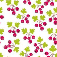 seamless fruits pattern vector