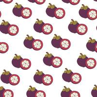 seamless fruits pattern vector