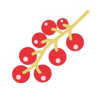 isolated fruit in shape flat style vector
