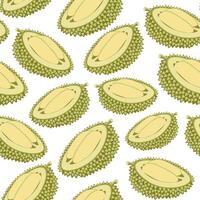 seamless fruits pattern vector