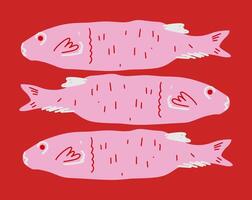 fish pattern design for templates. vector