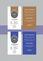 Multipurpose Business Id Card Template vector