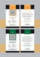 Multipurpose Business Id Card template vector