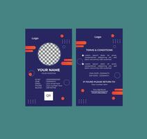 Multipurpose Business Id Card Template vector