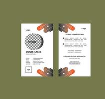 Multipurpose Business Id Card Template vector