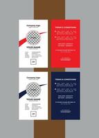 Multipurpose Business Id Card Template vector
