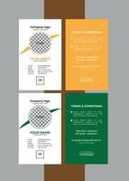 Multipurpose Business Id Card Template vector
