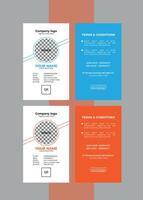 Multipurpose Business Id Card Template vector
