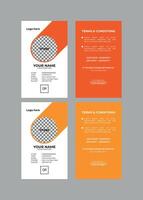 Multipurpose Business Id Card Template vector