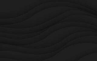 Dark Gray Abstract Wave Background vector