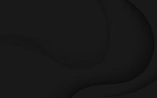 Elegant Black Wavy Background vector