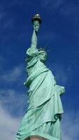 The statue of liberty view located in the New York city photo