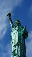 The statue of liberty view located in the New York city photo