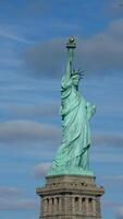 The statue of liberty view located in the New York city photo
