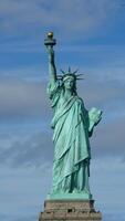 The statue of liberty view located in the New York city photo