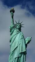 The statue of liberty view located in the New York city photo