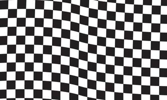 Black and white checker pattern background, Race flag vector