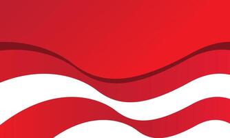 Wave flag Indonesia, Indonesia Independence day background vector