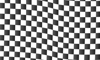 Black and white checker pattern background, Race flag vector