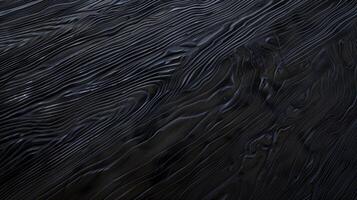 Texture of black wood grain. photo