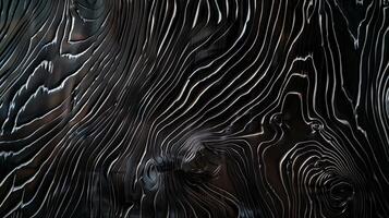 Texture of black wood grain. photo