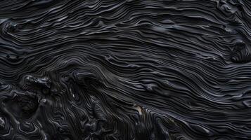 Texture of black wood grain. photo