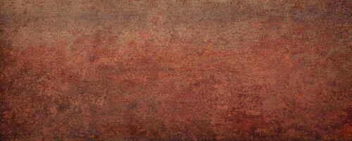 rusty sheet metal, panoramic background. weathered rust texture photo