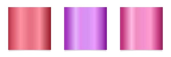 Red,purple,pink metallic texture.Metallic foil texture backgrounds set.Polished, brushed texture for design concepts, web, prints, posters, wallpapers, interfaces. illustration EPS 10 vector