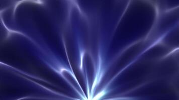 Seamless loop background with shiny blue silk pattern and bright light spreading around. Elegant screensaver for luxury event, celebration, music performance or business presentation. Looped 4K 60 fps video