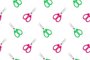Scissors pattern. illustration in flat style vector