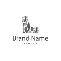 Brick Stone Logo, Premium Elegant Design, Wallpaper Stone House, Icon Illustration Design vector