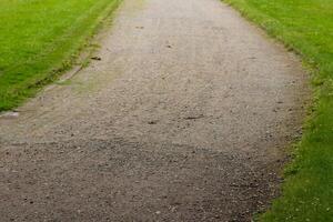 gravel path in the park photo