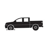 tire burst car icon design vector