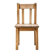 Wooden Chair, Isolated on White photo
