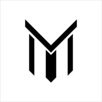 Letter M Logo Icon Design Element vector