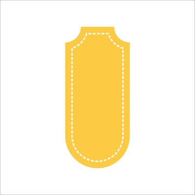 Modern Yellow Emblem Logo Element
