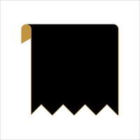 Flat shield badge icon element vector