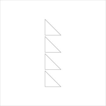 Abstract minimalist geometric lined shape element vector