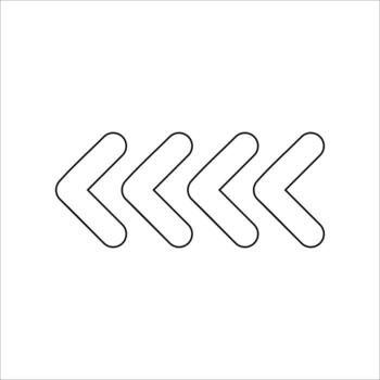 Abstract minimalist geometric lined shape element vector