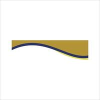 Wave Shape Certificate Border Corner vector