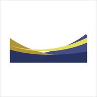 Wave Shape Certificate Border Corner vector