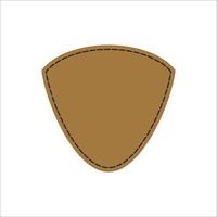 Flat shield badge icon element vector