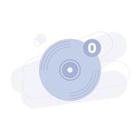 Music Playlist Empty UI Illustration vector