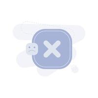 Failed UI Illustration vector