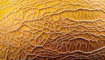 A close-up photo of a ripe melon. Pattern texture background